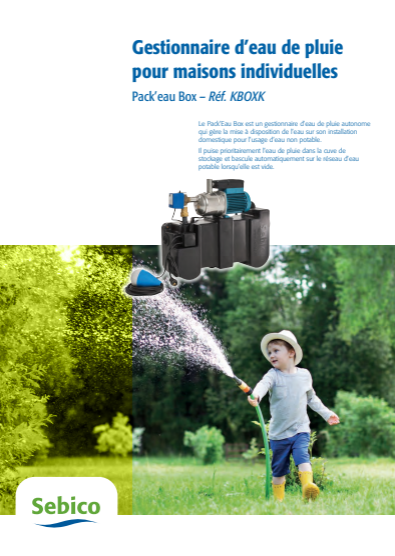 Gestionnaire d'eau de pluie Pack'eau Box Gestionnaire d'eau de pluie Pack'eau Box