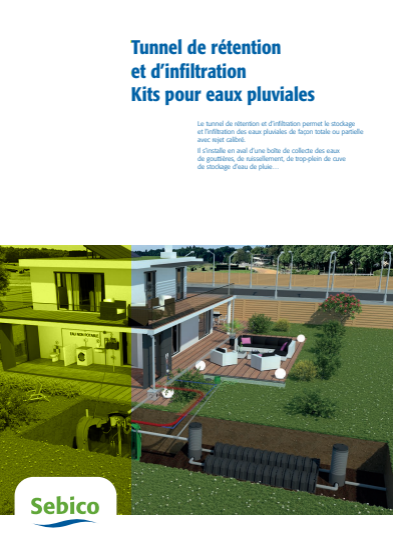 Tunnel de rétention et d'infiltration et Kits pour eaux pluviales Tunnel de rétention et d'infiltration et Kits pour eaux pluviales