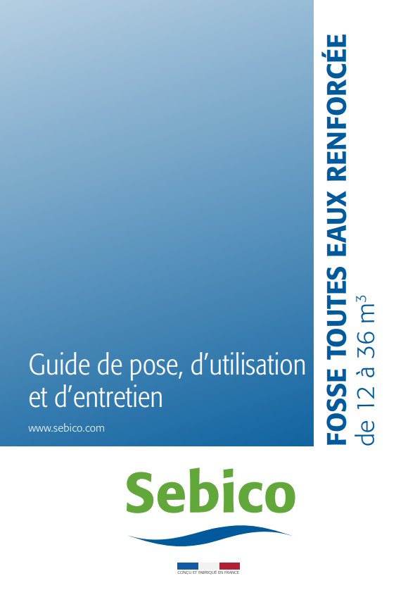 Fosse toutes eaux renforcée grand volume en polyéthylène Fosse toutes eaux renforcée grand volume en polyéthylène